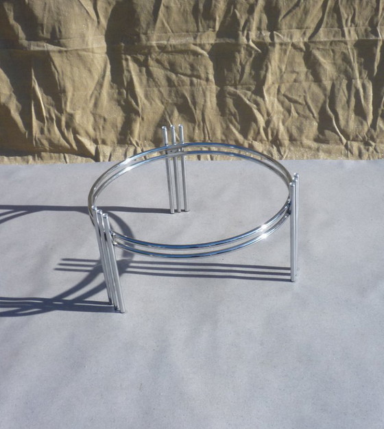Glass and Chrome Coffee Table (photo 5 of 7)