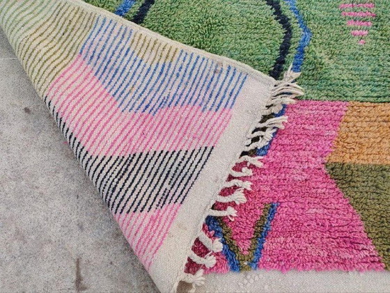 Tapis Berbère À Motifs Colorés Traditionnel Artisanal 140/260 Cm – Aime Té, Wool (photo 7 of 9)
