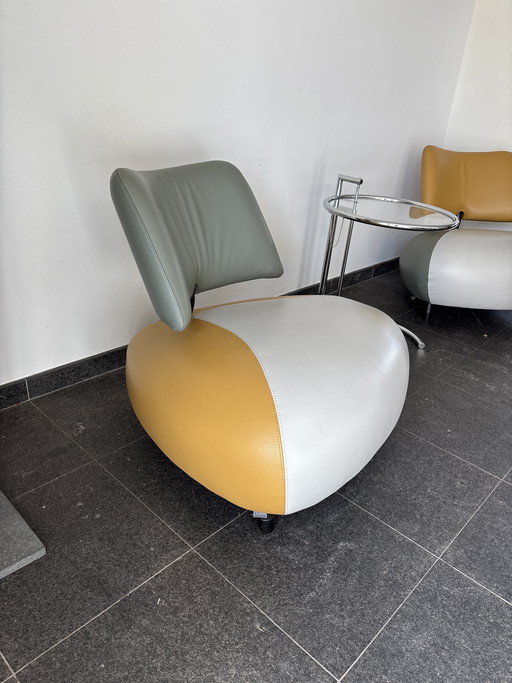 Poltroncina Leolux Pallone verde muschio