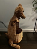 Rattan Känguru 70er Jahre