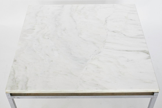 Image 1 of Coffee table marble 60s overplating on the frame