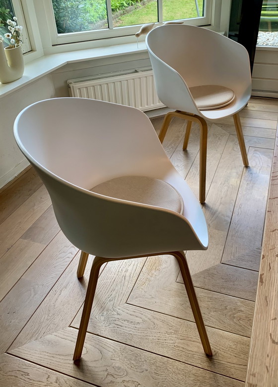 Image 1 of 4x su una sedia eetkamerstoelen van Hay