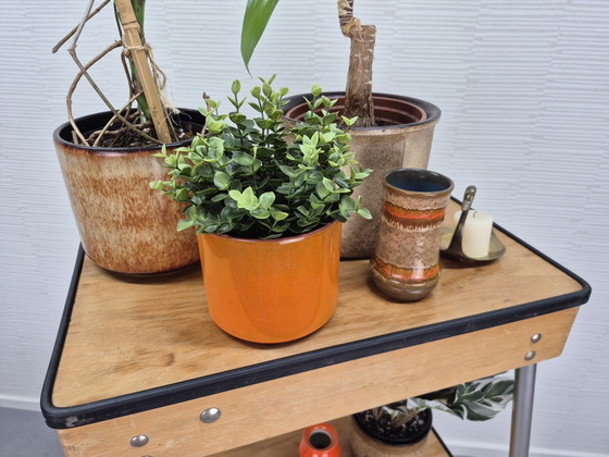 Table d'appoint vintage (table pour projecteur de films Karba) – Porte-plantes, Metal, Wood (photo 4 of 15)
