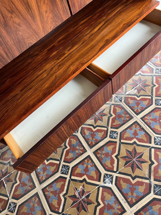 Image 1 of Palissander highboard, jaren '60