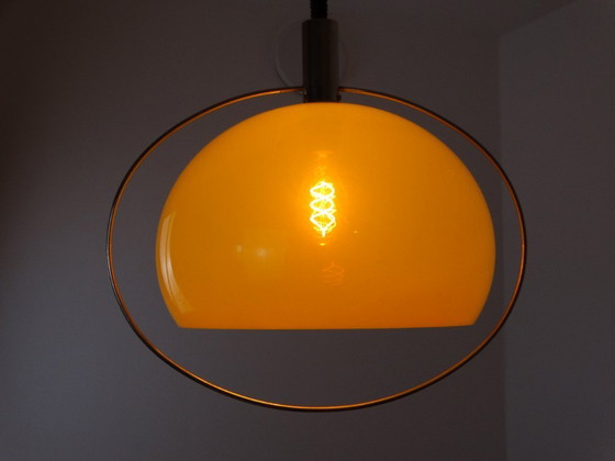 Image 1 of Lampe à suspension vintage Temde Leuchten