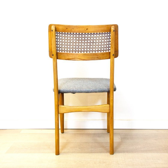 Image 1 of Chaises de salle à manger Mid Century, Espagne, années 1950, ensemble de 4
