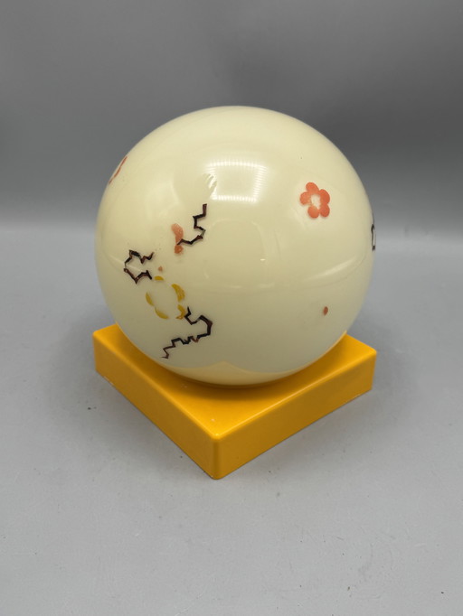 Tafellamp met bloemendecor