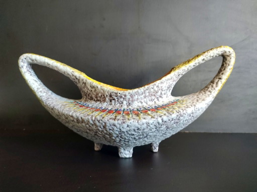 Vintage Bertoncello "Aladin" Keramik Jardiniere – Mid-Century Modern Italien