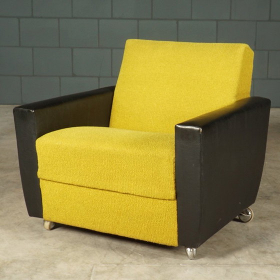 Coin salon vintage – canapé/canapé-lit – fauteuils – années 1960 – Coins salon, Skai, Textile (photo 25 of 30)