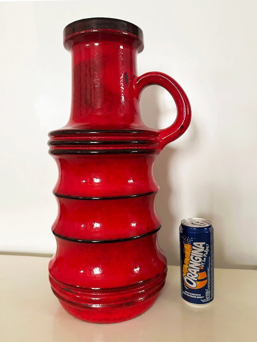 Very large West Germany ceramic vase. Germany, 1970s