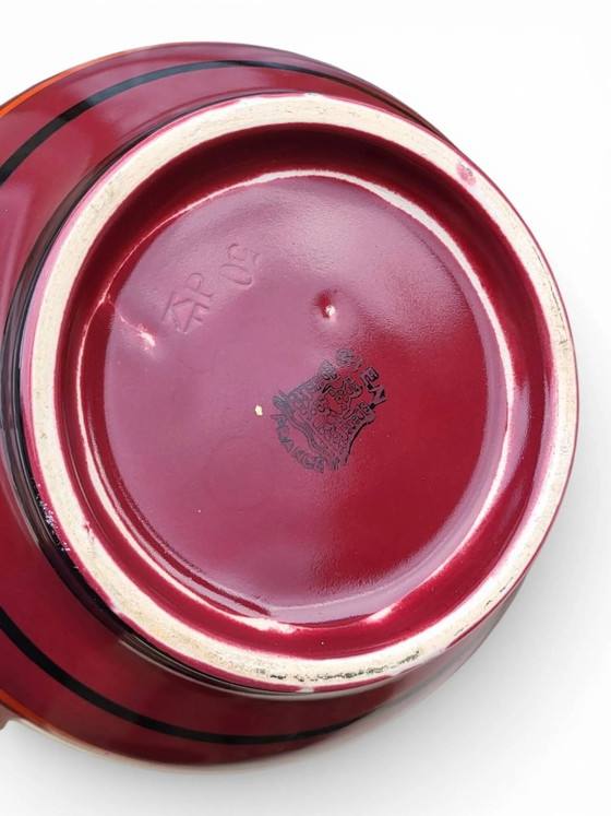 Steingutvase von Gien 1940-60 – Vasen, Porcelain, Art Deco (photo 7 of 8)