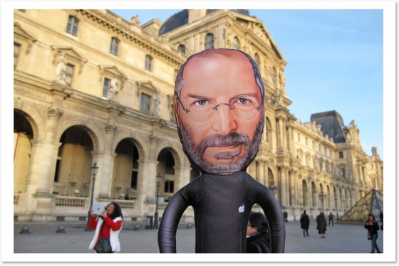 Image 1 of Steve Jobs Gift | Steve Jobs Office Decor | Textile Art Doll Collectible | Inspirational Tech Leader