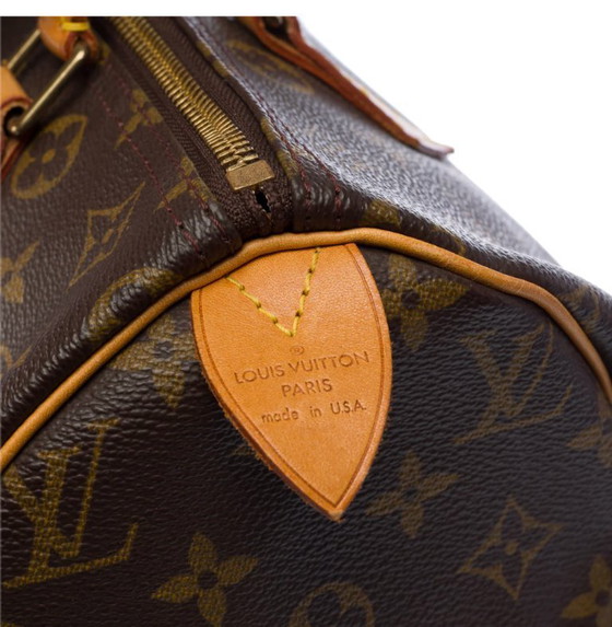 Image 1 of Sac LOUIS VUITTON Speedy en Toile Marron - 103438