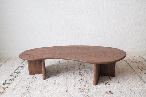 Van Landeghem - designer oak coffee table