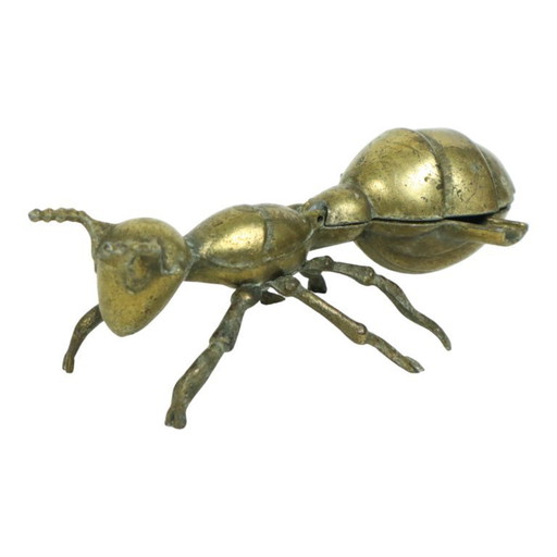 Kupferplattierte Ameisen-Insekten-Aschenbecherstatue