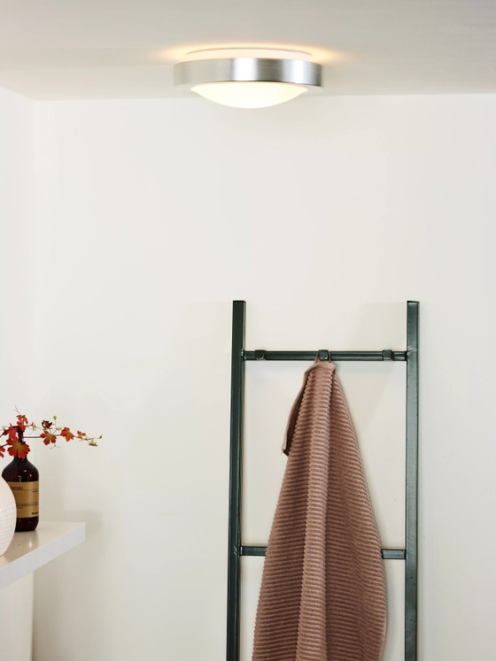 Lucide FRESH Plafoniera da Bagno - Ø 27 cm - E27 - IP44 Cromo Opaco, Plafoniere, Modern (foto 2 di 4)