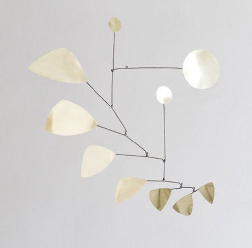 Sculpture mobile laiton XXL