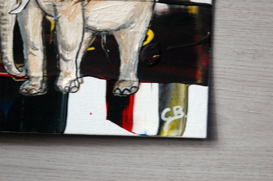 Abstract elephant in motion 2 – Art, Canvas (photo 6 of 6)