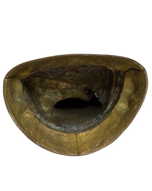 Antiek vuurverguld bronzen Boeddhabeeld – Himalaya, 19e eeuw – Beeldhouwkunst, Gold (photo 12 of 12)