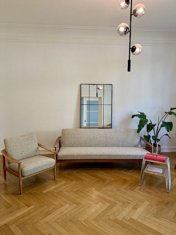 Carl Straub pour Goldfeder Daybed & Fauteuil | Mid-Century Modern Allemand | Années 60 – Canapés 3 places (photo 6 of 17)