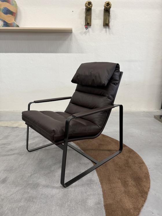 Image 1 of Sillón Leolux Indra Wapiti Cuero Marrón