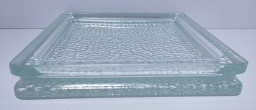 1970s glass-blocked trinket tray