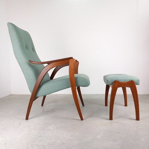 Highback Armchair Teak | Vintage Design Years 50-60