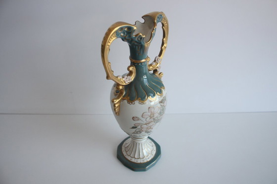 Image 1 of Vaso/anfora in porcellana d'epoca, Royal Dux, anni '60.