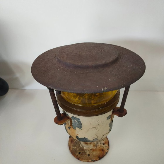 Image 1 of Set vintage di lampade marittime antiche (luce superiore, babordo-tribordo)