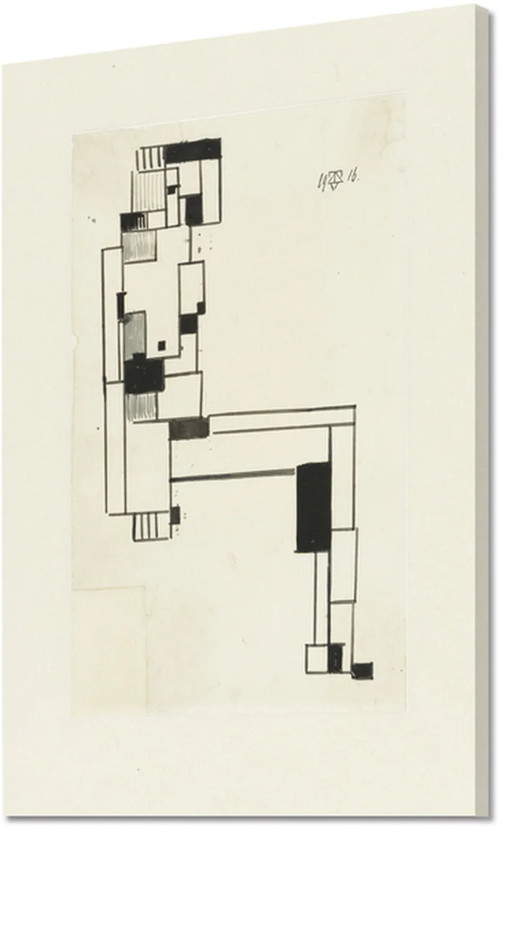 Theo Van Doesburg — Female Nude