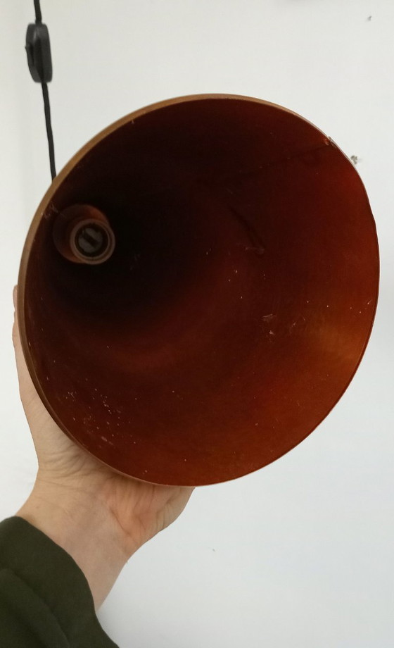 Image 1 of plafoniera danese / lampada in rame attr. ES Horn Aalestrup