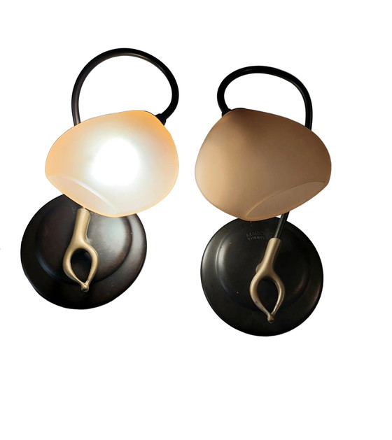 Image 1 of 2 Marchetti Mid Century Wall Lamps 