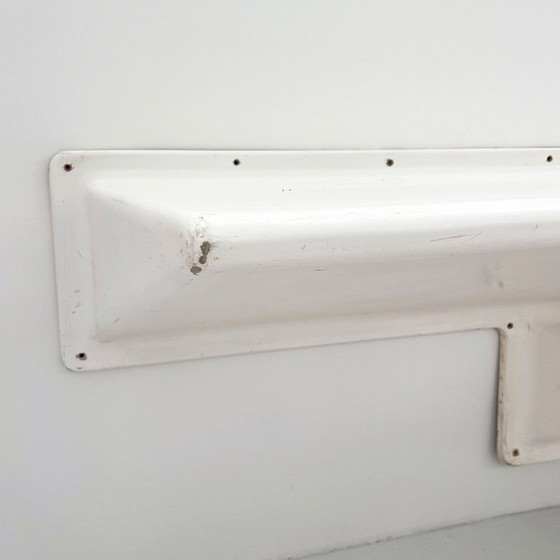 Image 1 of Grande parete attrezzata in fibra di vetro in stile spaziale con scrivania e panca o scaffali, anni '70