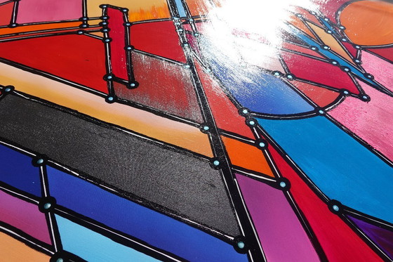 Image 1 of Cubism A1425 - abstract painting XXL