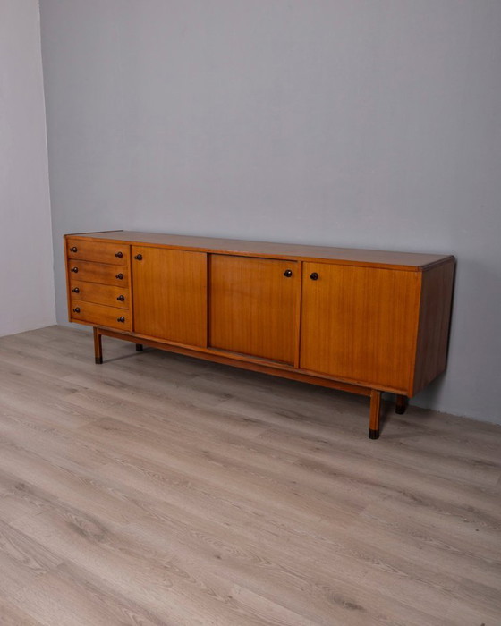 Image 1 of Buffet vintage en teck de style italien des années 1960