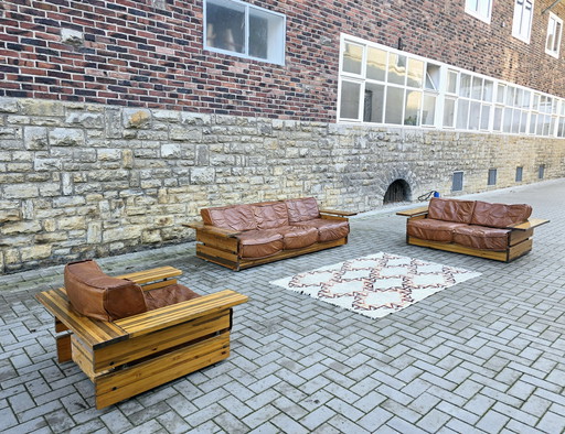 Hämeen Kalustaja 70s bancs canapé ensemble canapé vintage 