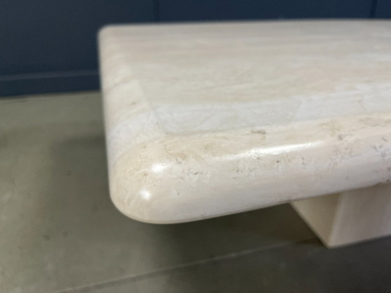 Image 1 of Travertine rectangular Coffee Table 1970s, Italy