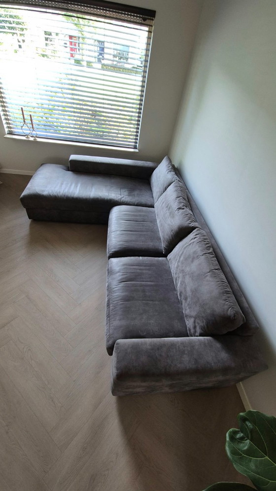 IN.HOUSE Revello canapé d'angle avec méridienne (microfibre), In House, Canapés d'angle, Cuir, Gris, Modern (photo 3 sur 6)