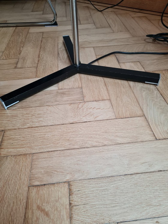 Image 1 of Staande design vloerlamp met lampenkap, jaren 60
