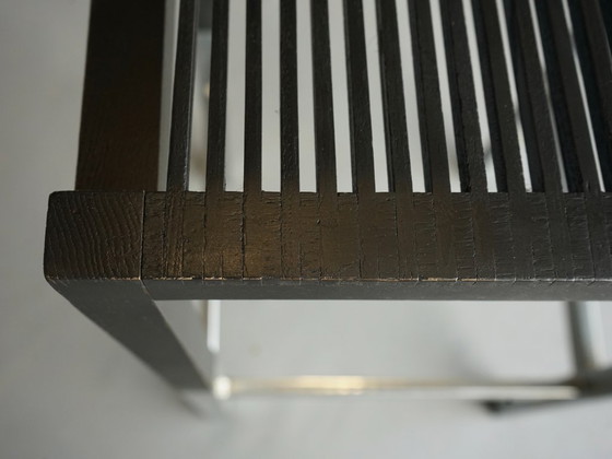 Minimalist Bar Stools by Ruud Jan Kokke, 1980s. Set of 2 – Barstools, Metal (photo 15 of 20)