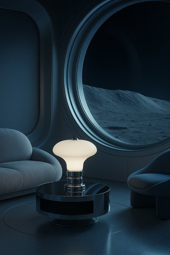 Image 1 of Murano designer mushroom lamp 1970s