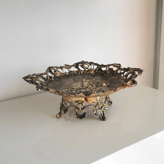 Image 1 of CENTROTAVOLA - FRUTTAIERA CON NINFA E ANGELI