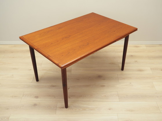 Image 1 of Teakhouten tafel, Deens ontwerp, 1970S, Productie: Denemarken