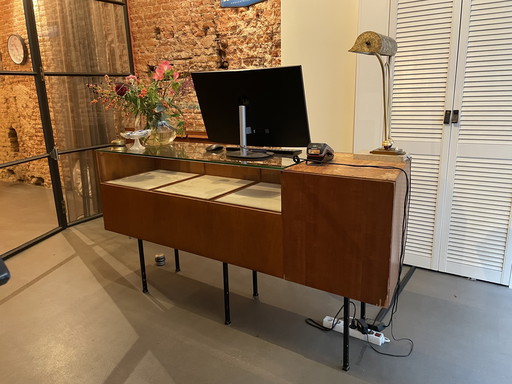 Vintage teak counter