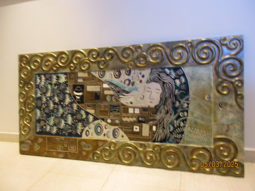 Basrelief de style Gustav Klimt