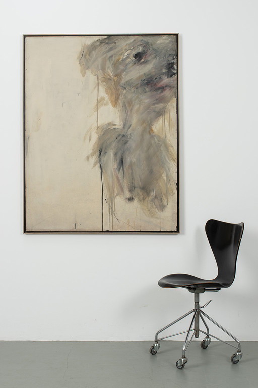 Portrait expressionniste des années 1960