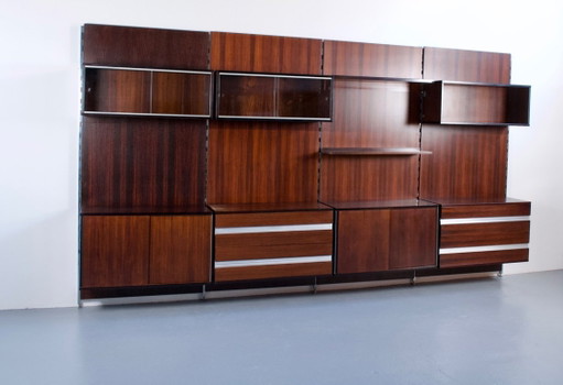 Modulaire plank van palissanderhout, ICO PARISI, jaren 1960, uitgever MIM ROMA