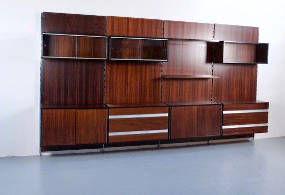 Image 1 of Modulaire plank van palissanderhout, ICO PARISI, jaren 1960, uitgever MIM ROMA