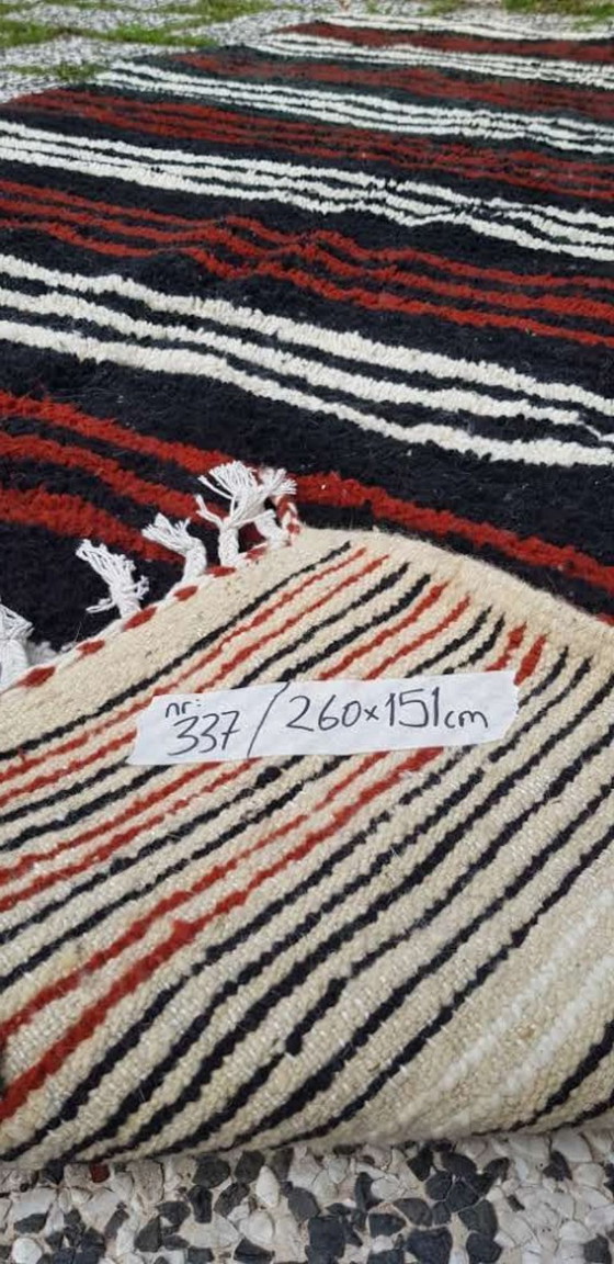 Image 1 of Handgeknoopt Berber kleed wol 260x151cm