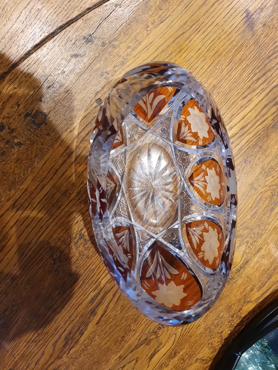 Image 1 of Boheemse kristallen snoepschaal